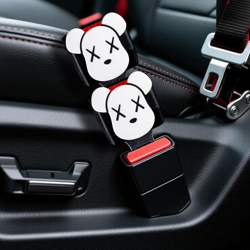 Cinturón de seguridad de automóvil bayonet un par de dibujos animados lindos Star Deluxe conector de extensión conector femenino