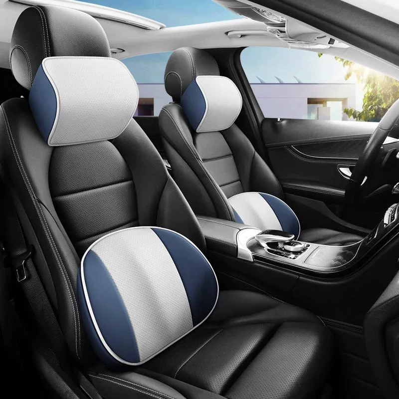 2025 новая яркая память пена автомобильная подголовник поясные подставки универсальный простой стиль четыре сезона универсальный утилитарный модель