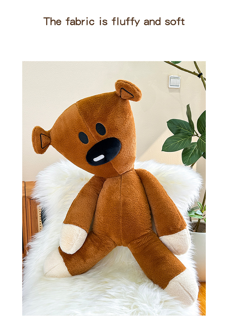 Bean Bear Doll Teddy Bear Plush Toy Large Healing Pillow Children's Comfort Doll Birthday Gift