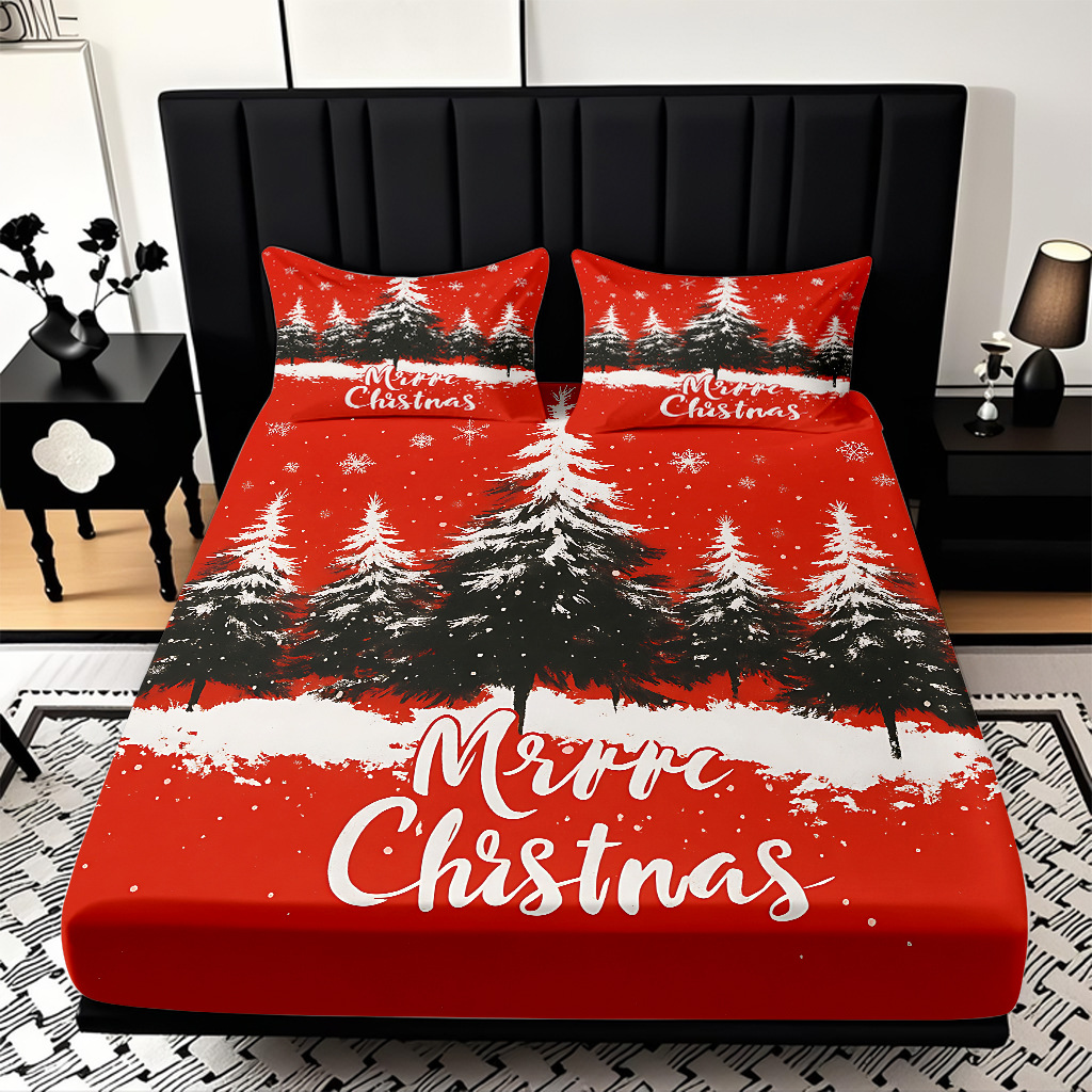 TEMU / JIT Navidad impresión digital cama Kasa Kit suave transpirable impresión digital de alta definición para diseñar