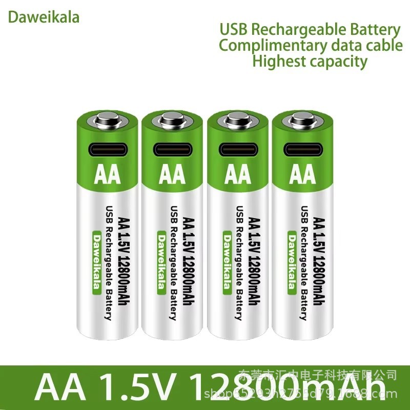 Batería usb - aa12800 4pcs (línea de carga)