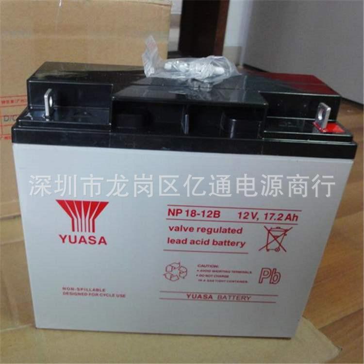 上海汤浅蓄电池NP18-12免维护12V18Ah UPS不间断电源 全新含税