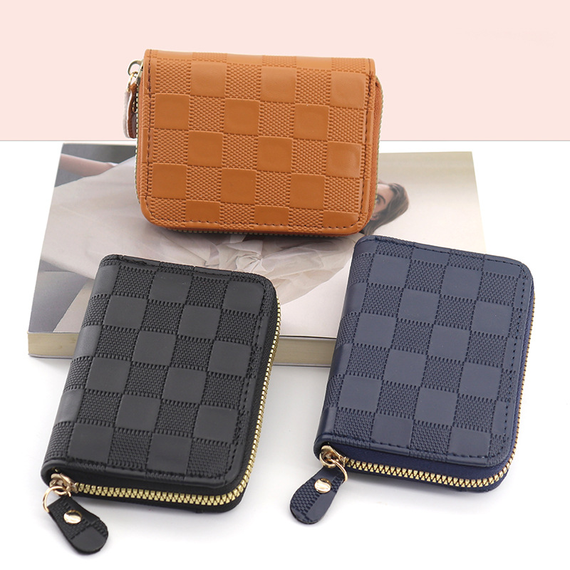 Nueva bolsa de tarjetas transfronterizas anti-magnetismo de mujer de gran capacidad multi-tarjeta de moda cartera de tarjetas de crédito multifuncional para hombres