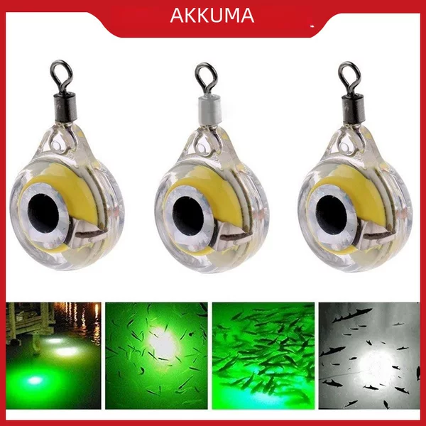 Night fishing five-color fish-eye trap underwater fish trap Luya bait flashing light swivel waterproof fish-eye light