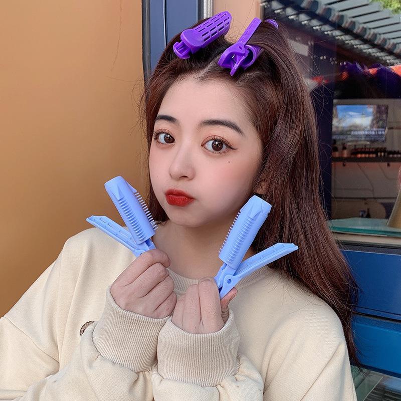 網紅懶人編發神器卷發器韓版丸子頭盤發器空氣劉海卷發夾蓬松發夾
