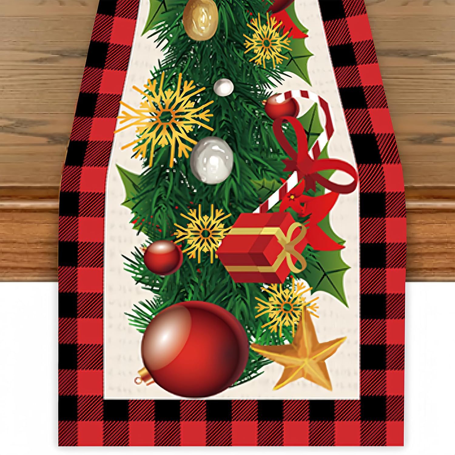 Transfronterizo 2024 Amazon nuevo muñeco de nieve de Navidad Santa linas bandejas de mesa bandejas de mesa de comedor de té