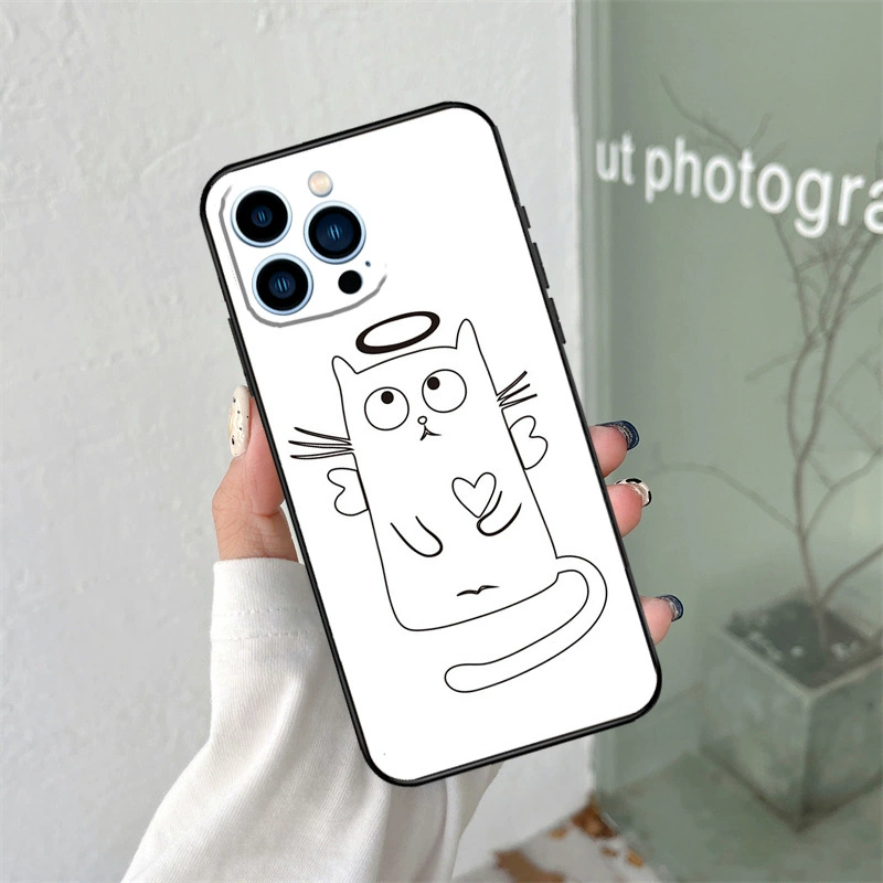 Совместимый милый чехол для телефона Apple, iphone 15, 14 pro max