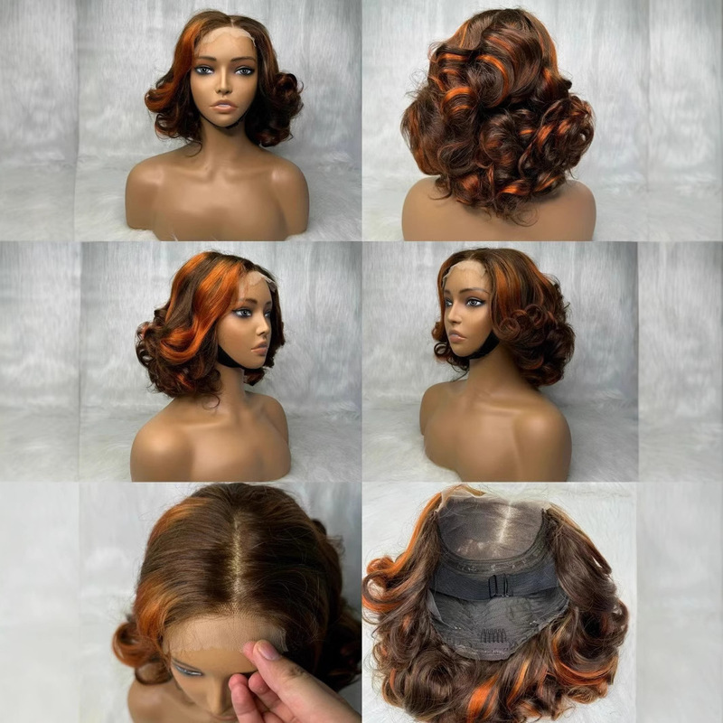 Cross-border Africa 14A super double draw 5x 5 lace loose body wig Cross-border Africa 14A super double draw 5x 5 lace loose body wig
