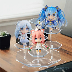 国境を越えたアクリル展示棚デスクトップブラインド箱手作り階段棚香水アクセサリー陳列棚台形展示棚