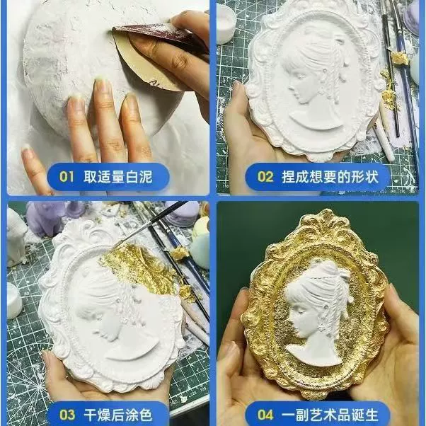 Clay, холодильник магнит, керамика, без лампы сушка, DIY