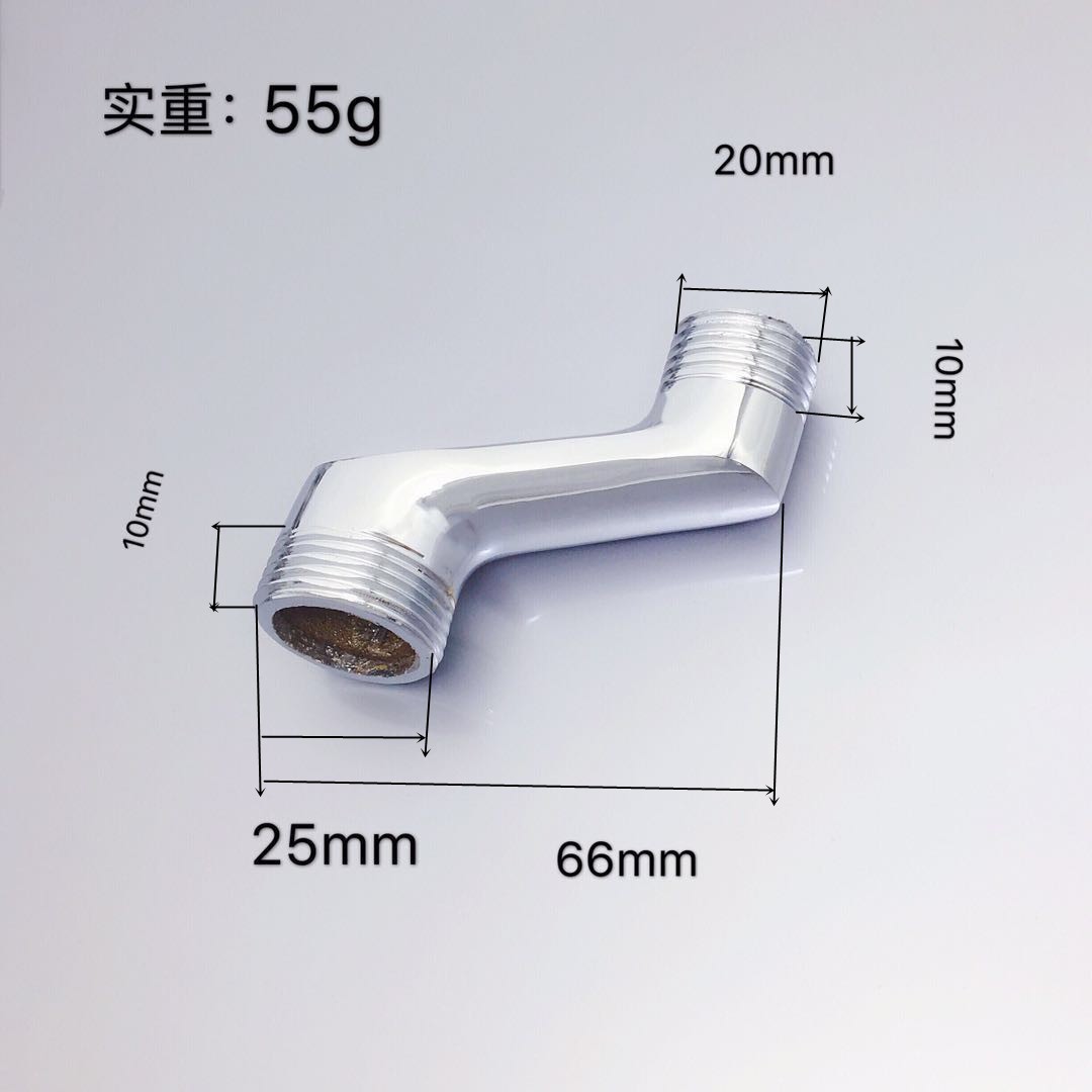 Adaptador Excéntrico para Ducha de Cobre, Universal y Ajustable