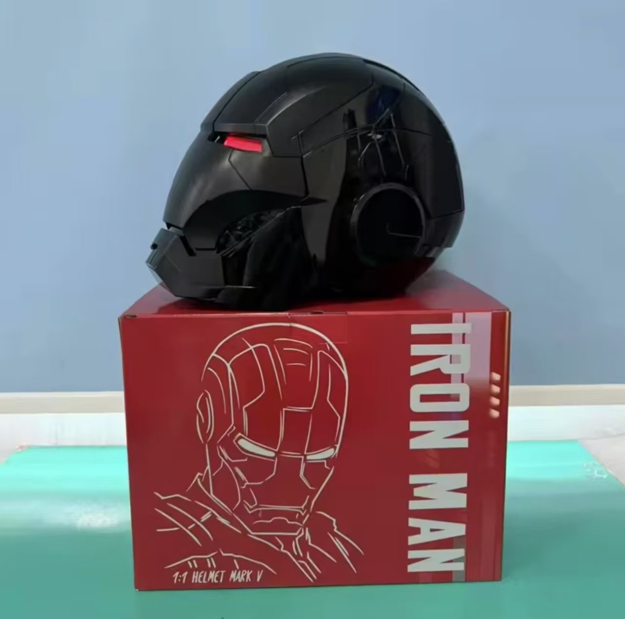 2025 New Iron Man Helmet Black Gold/Silver Voice Control Mask