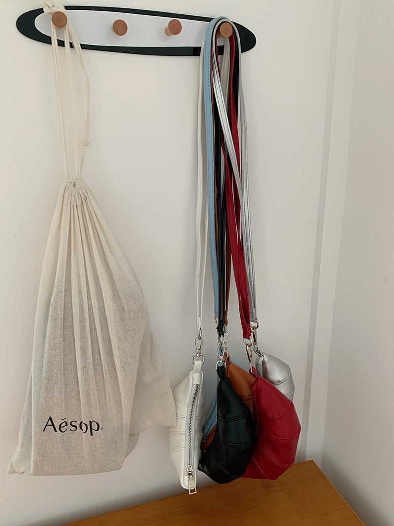 Portafoglio appeso al collo Zero con design carino a forma di corno di mucca e piccola mini borsa a tracolla concava per rossetto e auricolari_voghion.com