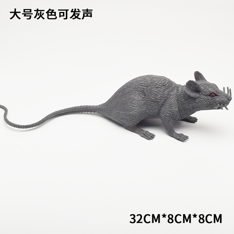 Tricky Cross-border Halloween Scary Simulation Mouse Terror Parodia Mini Little Mouse Ghost Festival Party Tricky Toys