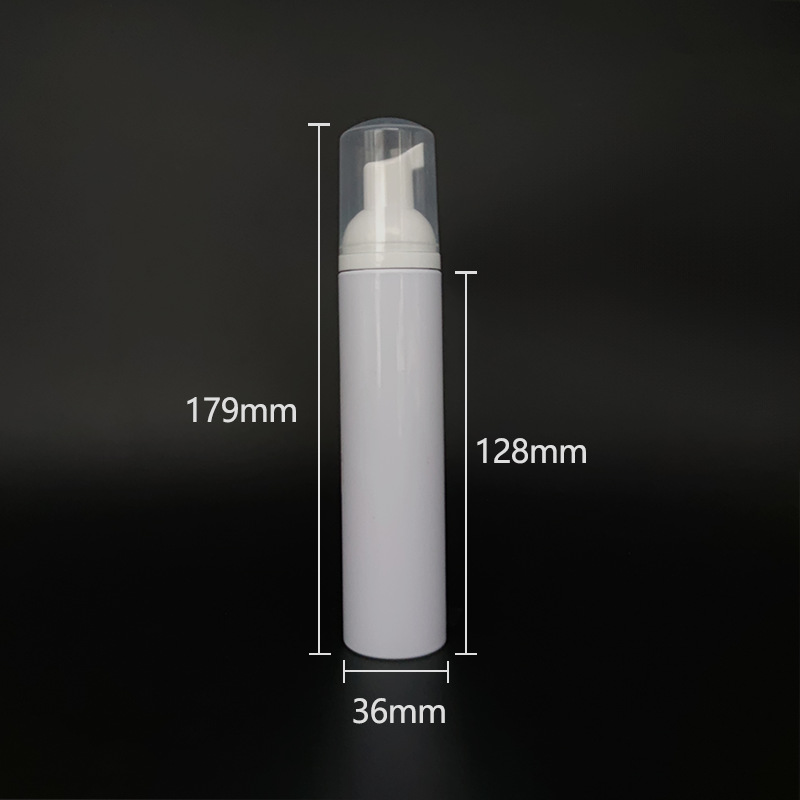 100ml(YZ-53);30 botella blanca de oro rosa bomba cubierta transparente; pet