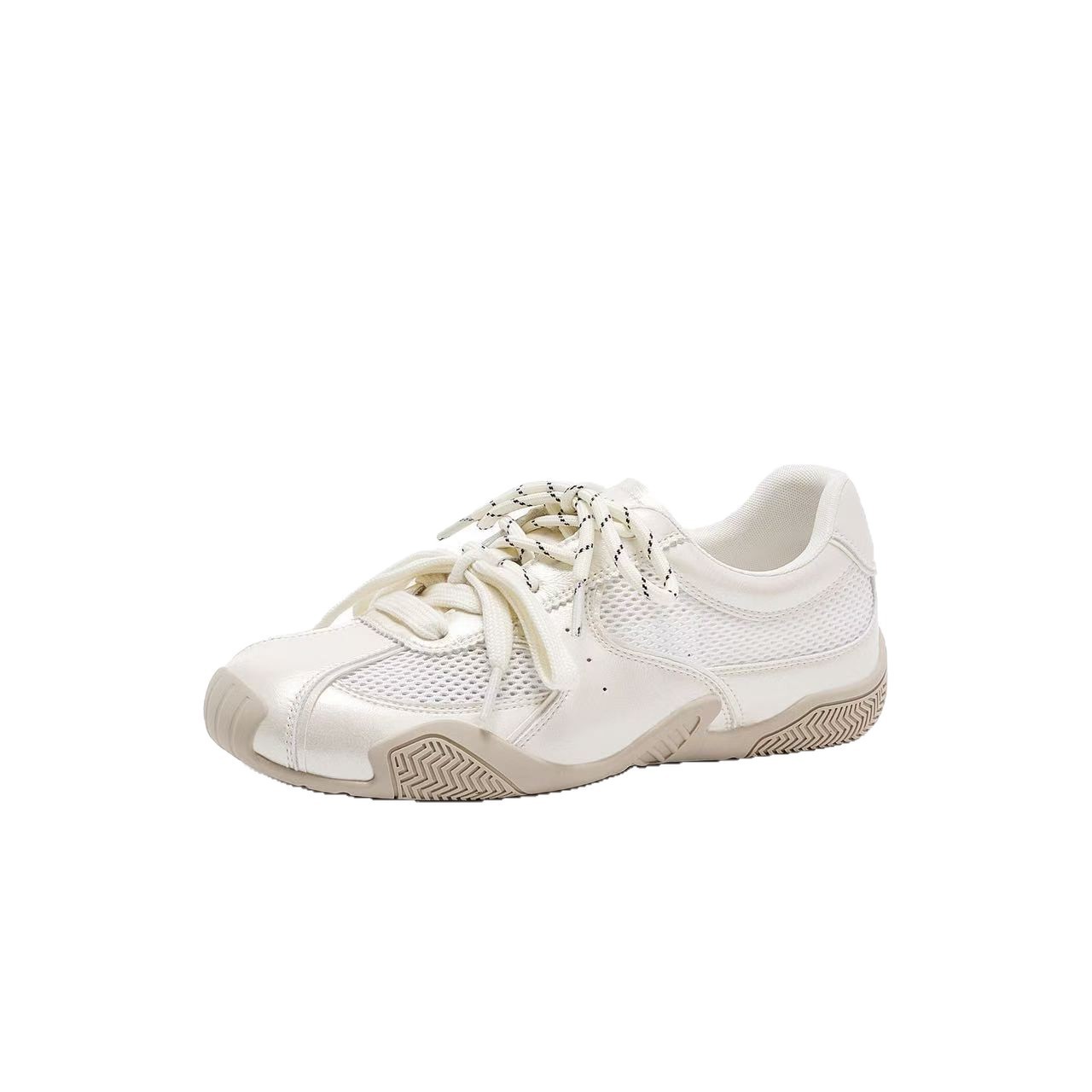 Zapatos de entrenamiento transpirables de malla explosiva para mujeres 2026 verano nuevos zapatos casuales de suela blanda, zapatos deportivos de altura ligera