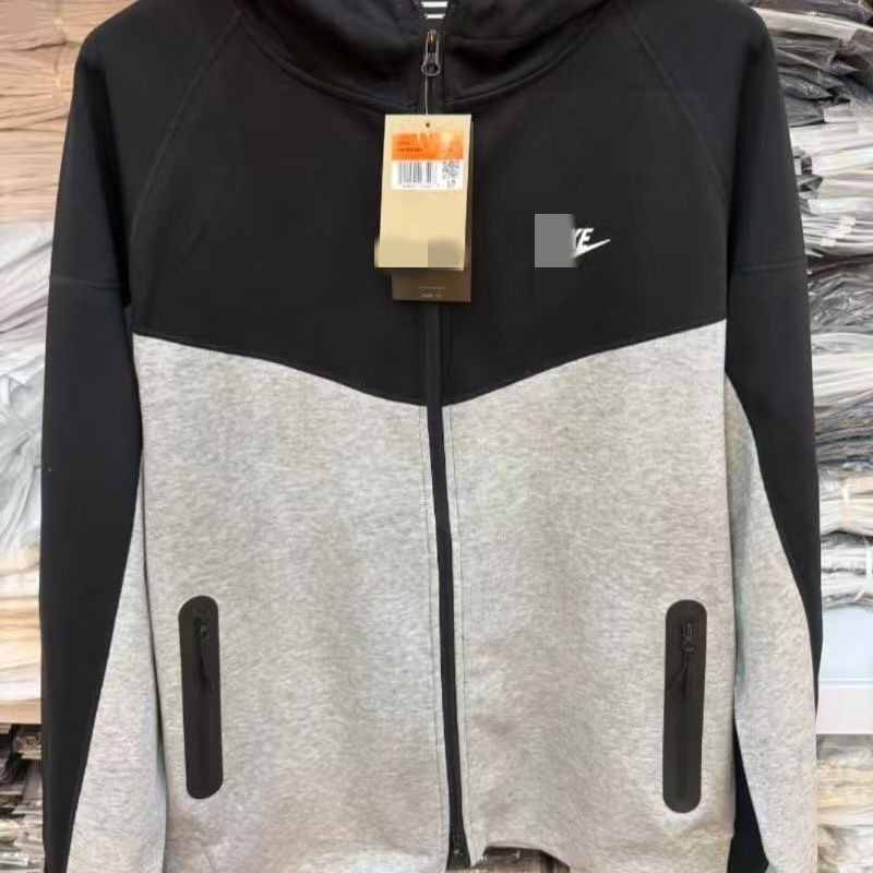 Men's and Women's Spring, Autumn and Winter Knitted Suit Heavyweight 320g Windproof Jacket Casual Running Training Sweatpants Sweatshirt