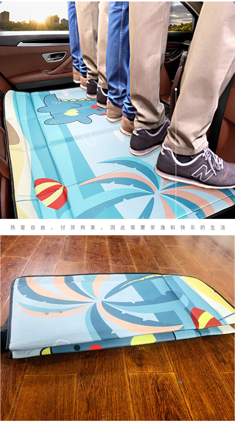Car Mattress, No Need for Inflation, Sleeping Pad for the Back Seat of Sedan and Suv, Car Sleeping Mattress, Foldable Bed for the Back Seat of Car, Car Mattress