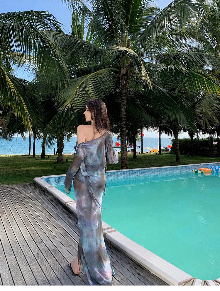 Damen Vierteiliges Bikini Set Slim Fit Für Den Strandurlaub_voghion.com