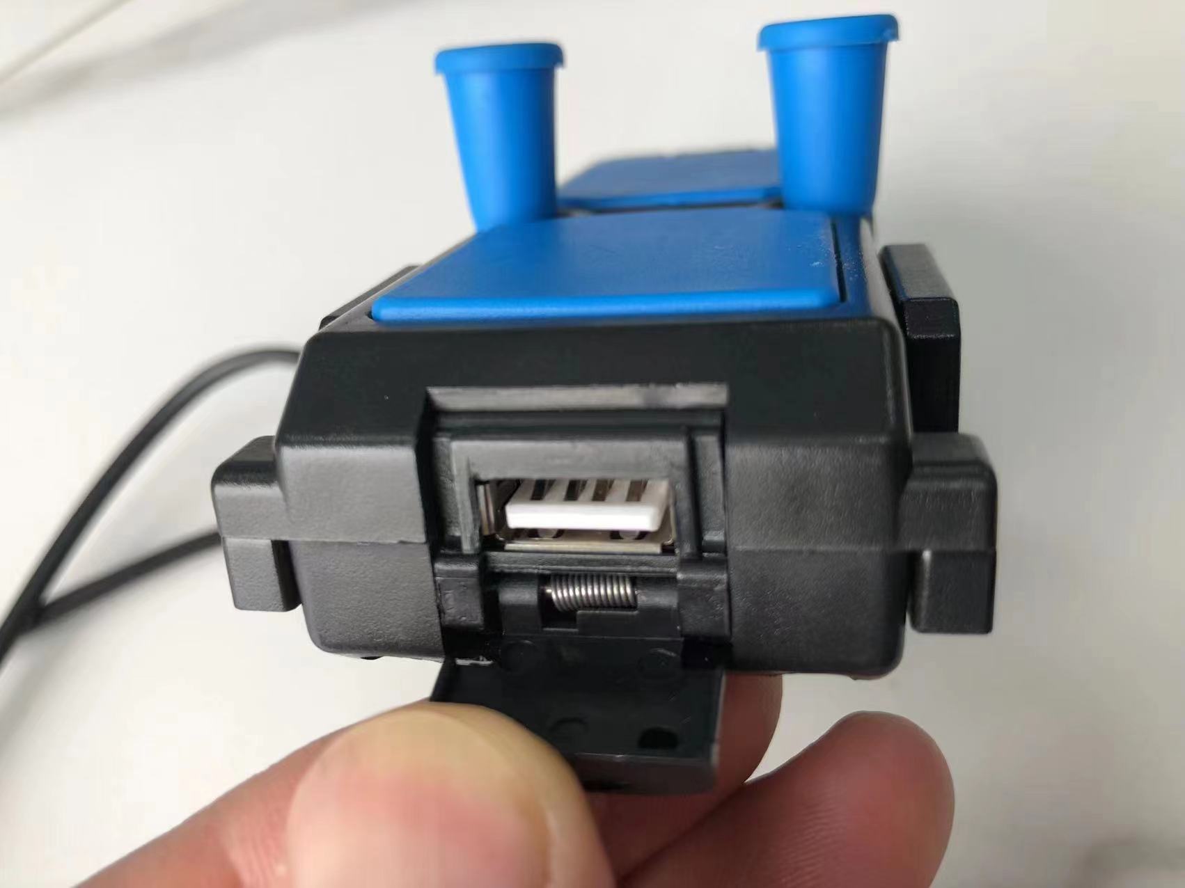 Tenedor del teléfono móvil de la bicicleta del tenedor del teléfono móvil del coche eléctrico del USB de la motocicleta