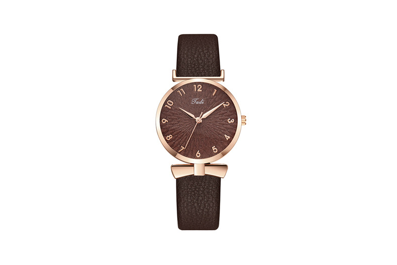 Daily Occasion Elegant Simple Style Argyle Buckle Quartz Watch Women's Watches