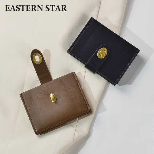  new Japanese and Korean short women's wallet simple and compact pickup bag ins student style multi-card slot coin purse
