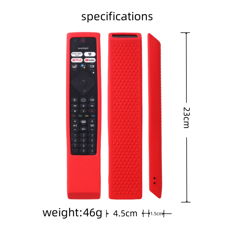 PHILIPSフィリップス50 55PUS 398GMテレビリモコンのシリコン保護カバーを適用します。|undefined