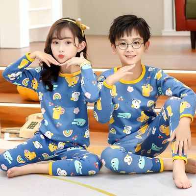 children keep warm Underwear suit winter Boy girl Plush thickening Autumn coat Long johns CUHK men and women Underwear