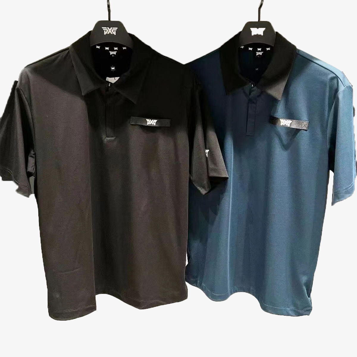 Korean New Summer Men's Golf T-Shirt Short-Sleeved Casual Sports Outdoor Versatile Pure Color Breathable Top