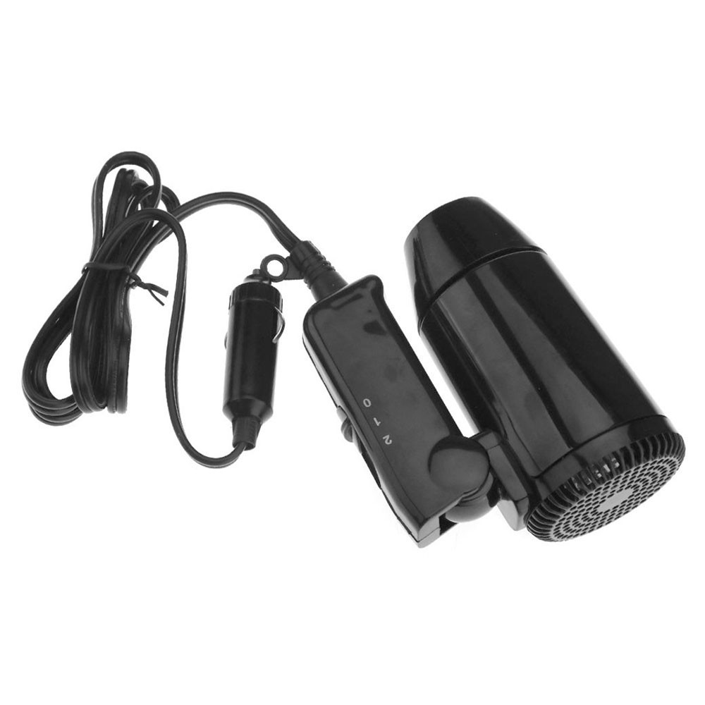 MESKY2021新品可定LOGO流行的12v迷你汽车插头电吹风机汽车吹干机