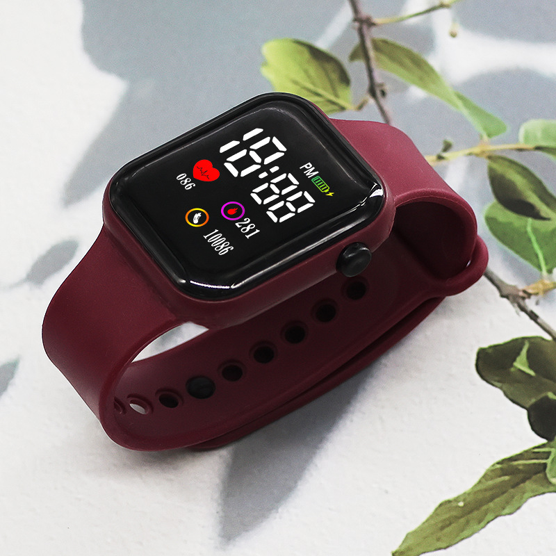 Nuevo 10086 Love Cube Pareja Reloj deportivo LED Reloj electrónico para estudiantes