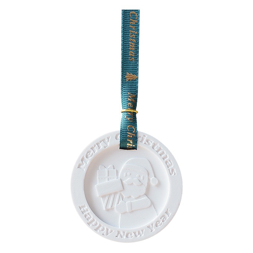 Aromaterapia yeso pieza colgante regalo de Navidad coche interior sólido incienso de larga duración armario fragancia pieza colgante