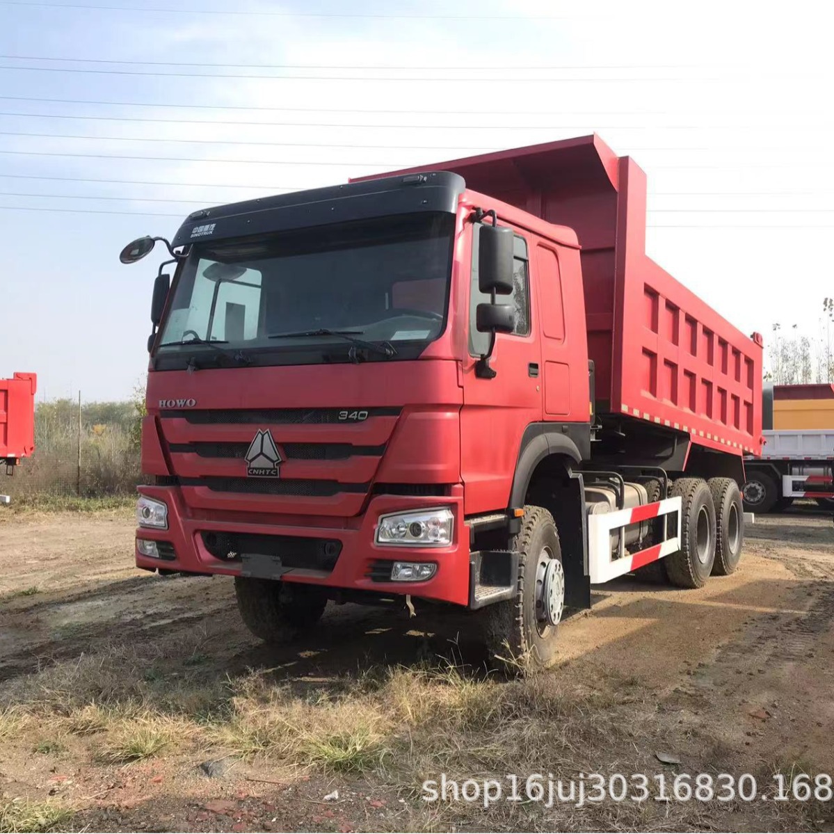 重汽豪沃国二自卸卡车库存车出口巴布亚新几内亚18953179839