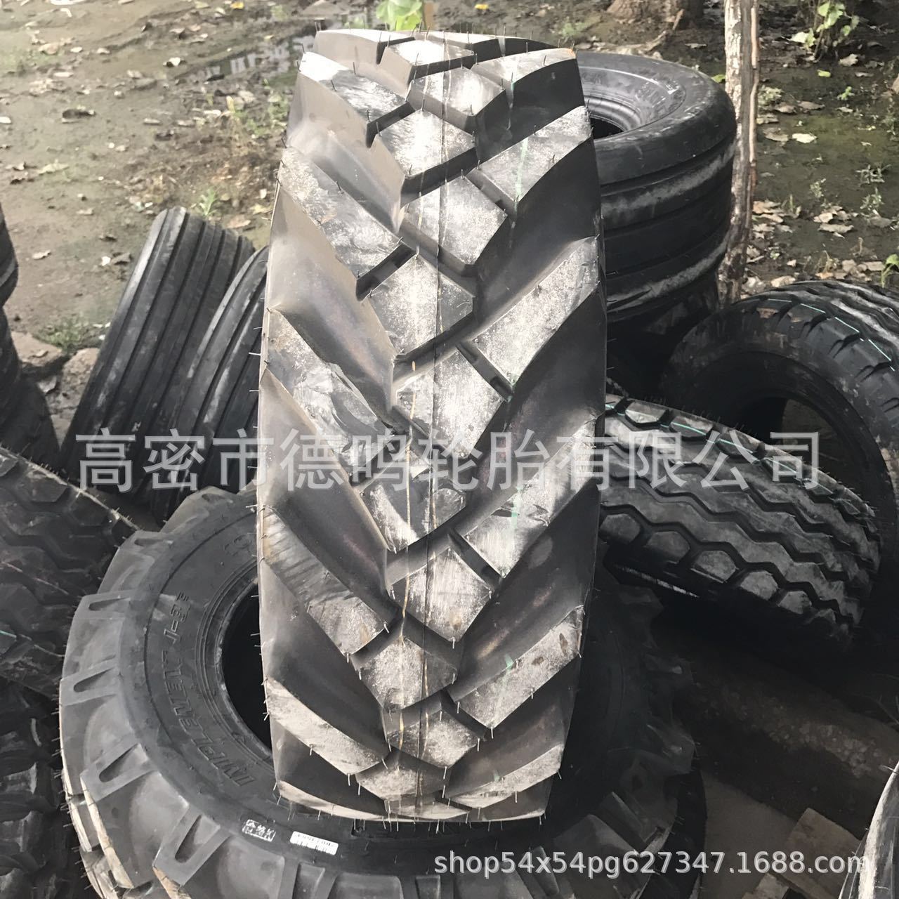 10,0/75-15.3imp neumático cortacésped de vacío 10,0/80-12 neumático agrícola con anillo de acero