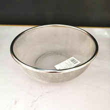 不锈钢网篮 洗米筛果蔬篮 水果蔬菜沥水篮家用商用日用百货淘米筐