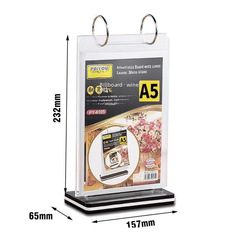 A4 folder display stand product catalog folder, A5 wine list price tag table tag display stand, brochure holder