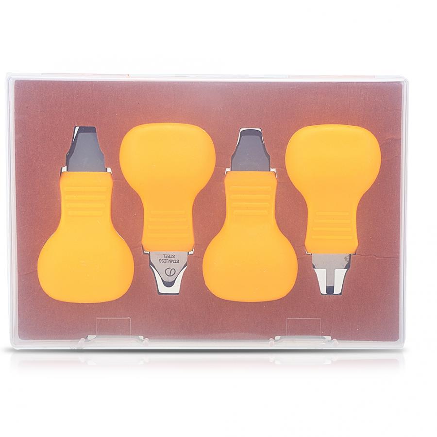 手表维修工具 不锈钢葫芦形撬刀 4支装后盖开表器 开底盖器撬刀