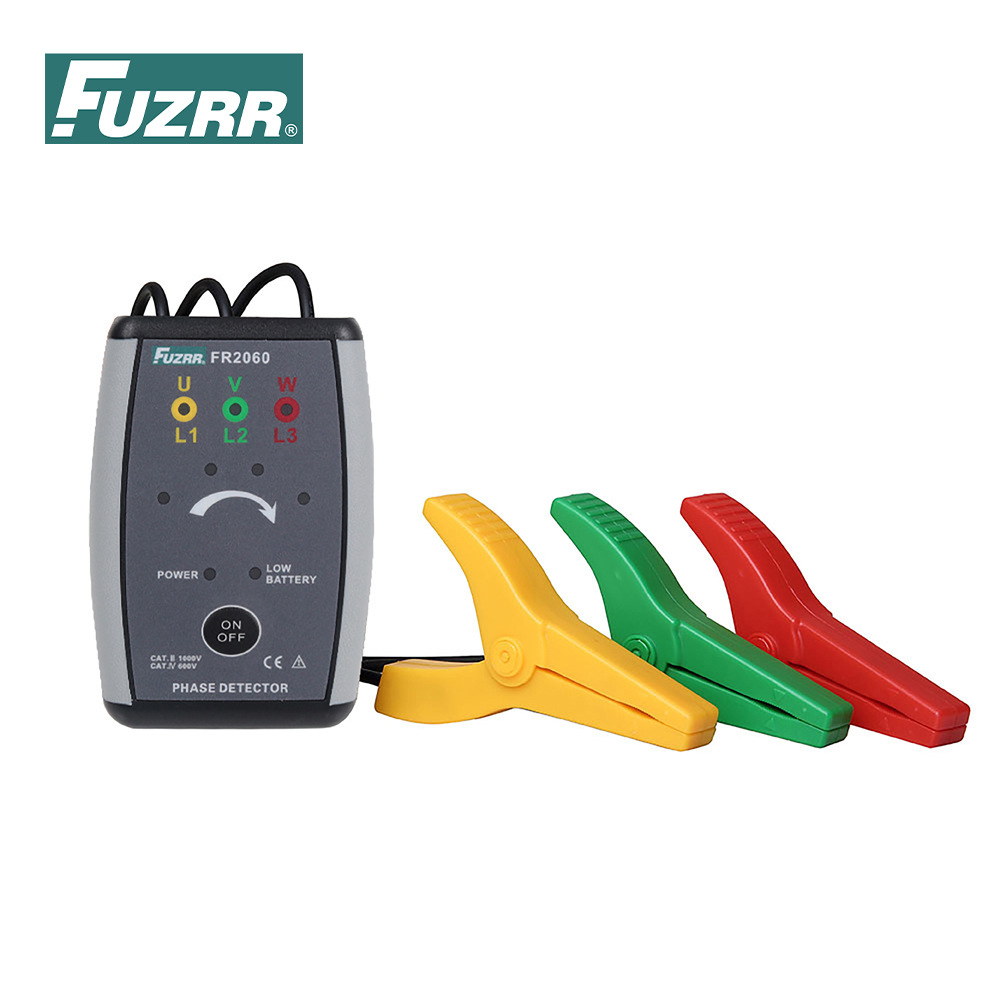 征能FR2060非接触式三相相序表/正相序逆相序判断验电/外径48mm