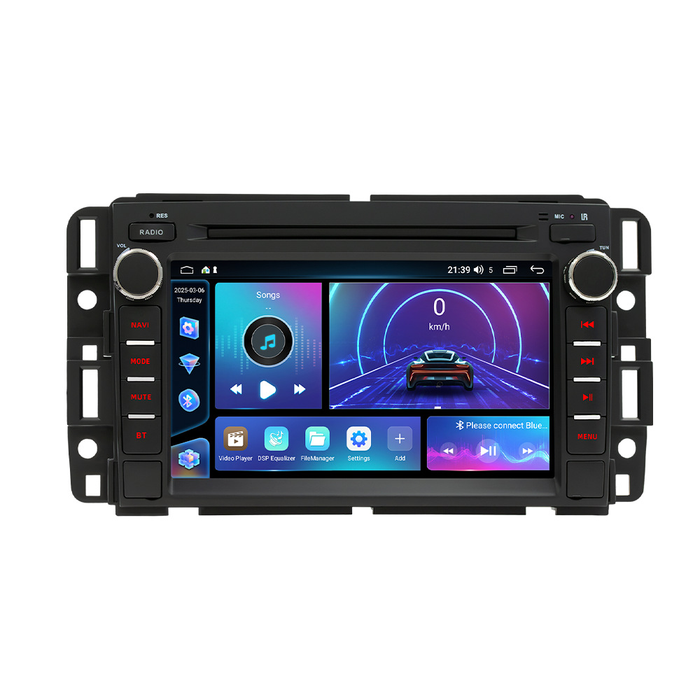 Adecuado para 07-13 GMC con botones para coche Android navegación carplay inalámbrico multimedia WiFi Internet
