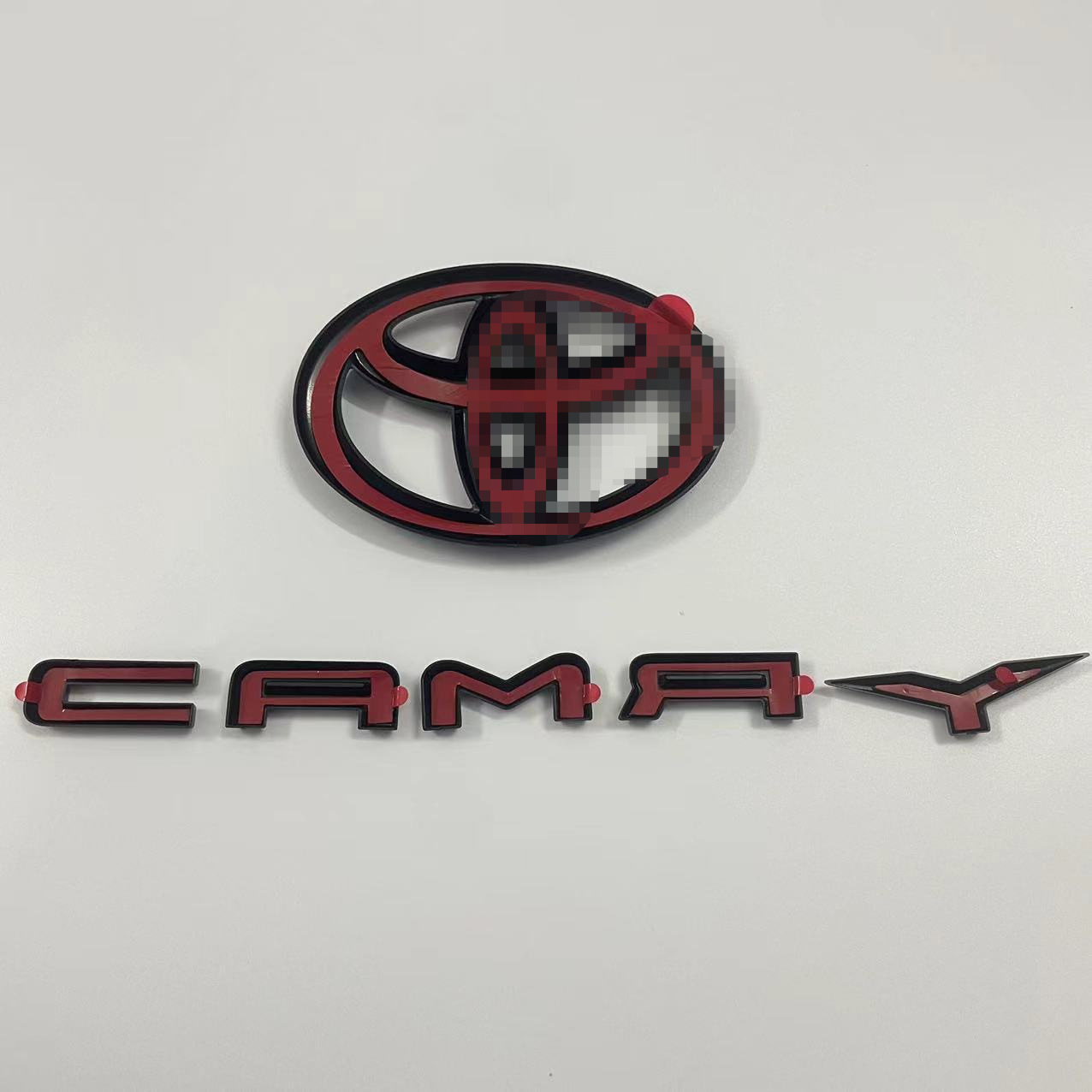 Suitable for Camry XSE cover car logo Toyota CAMRY label ABS modified car logo tail box cover logo