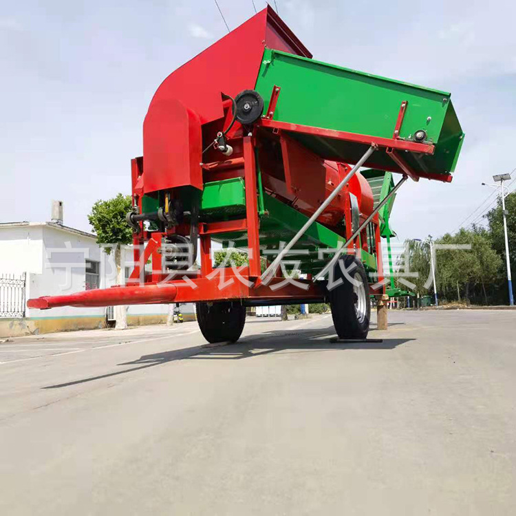 鲜花生摘果机 8000型拖拉机牵引式干湿两用摘果机 厂家直销