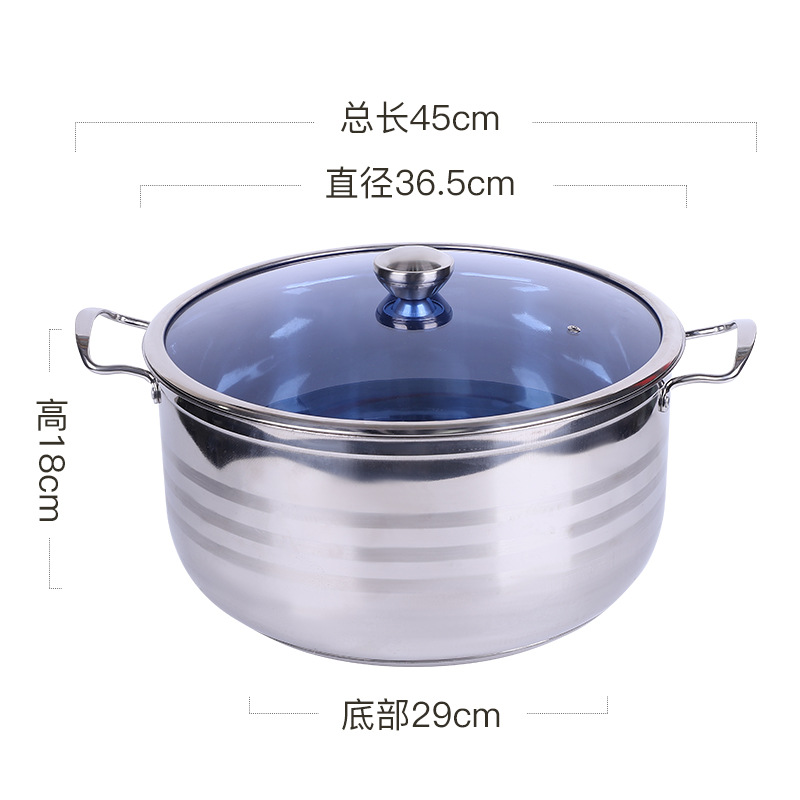 Casas de acero inoxidable cinco piezas de cocinar