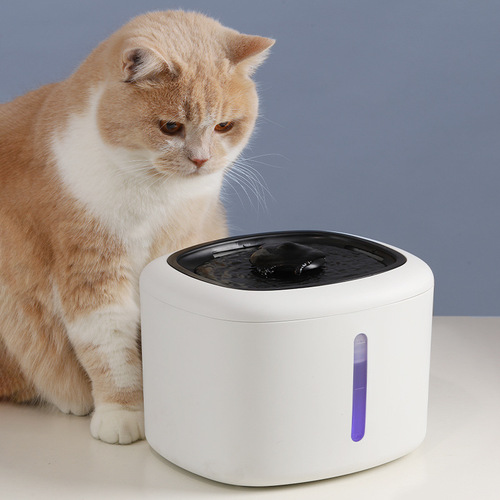 Cross-border hot selling 2.5L large capacity anti-burn dry cat water dispenser automatic circulating living water smart pet water dispenser