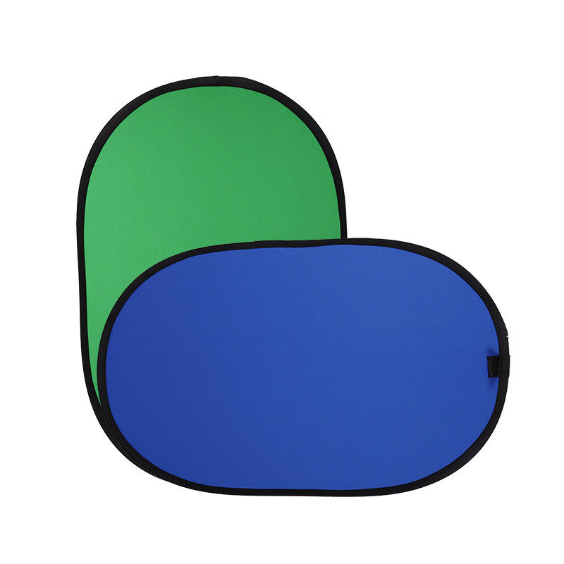 Tela de algodón puro azul y verde imagen de corte tela de corte de imagen de fotografía pantalla verde tela de algodón tiro tablero de fondo 100*150 reflector múltiples tipos