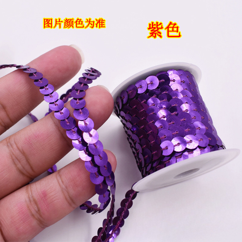 1 cuentas de escenario de encaje de metros de longitud de suministros de eje multicolor de sequinilla 4 nuevos accesorios hechos a mano