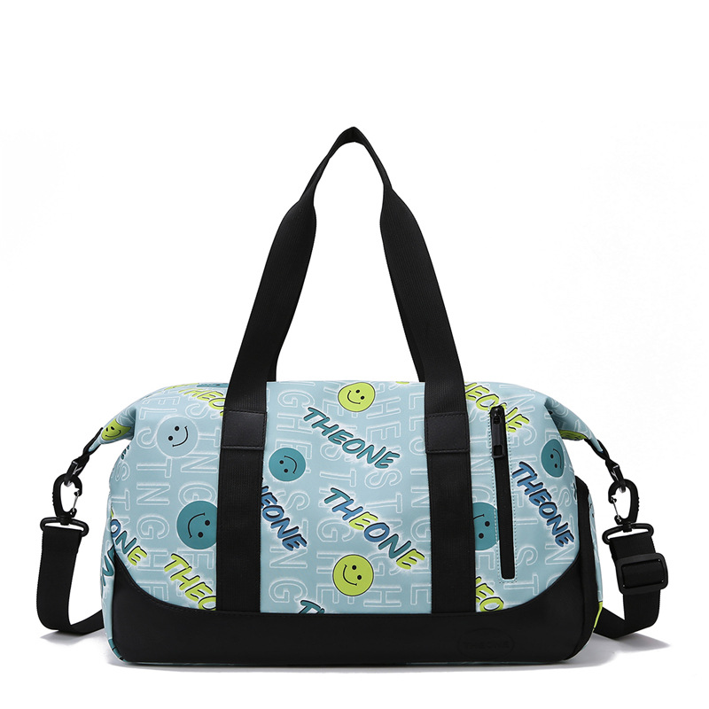 Nueva letra de moda bolso de viaje de moda bolso de mano ligero bolso antiespiración bolso de ejercicio bolso de yoga para mujeres