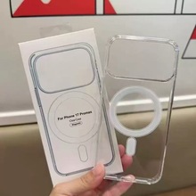 亚克力适用iphone17promax透明磁吸手机壳苹果16pro跨境15简约14