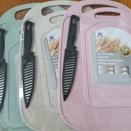 Trigo de Yiwu redondo colgable tablero de corte de verduras tablero de corte de frutas tablero de verduras de doble cara cocina doméstica image 27