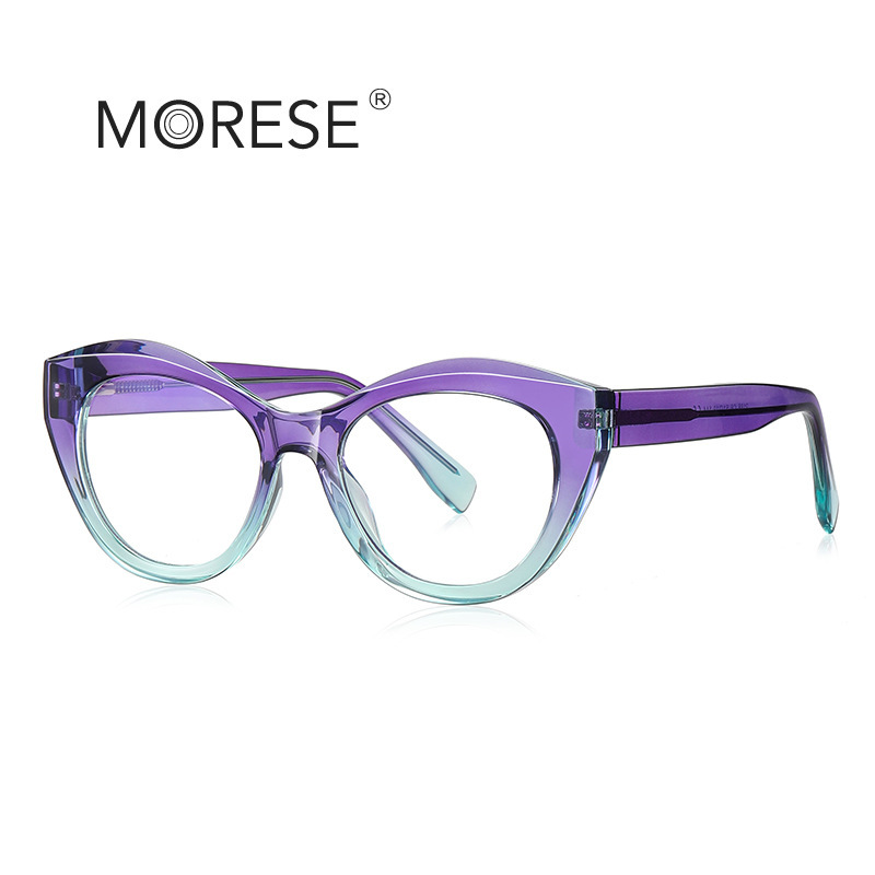 Cross-Border fashion glasses frame 2168 rainbow color TR anti-blue light frame European and American style in stock Women's optical frame wholesale Cross-Border fashion glasses frame 2168 rainbow color TR anti-blue light frame European and American style in stock Women's optical frame wholesale