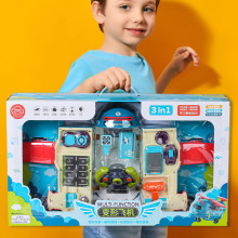 儿童玩具多功能早教飞机宝宝耐摔变形汽车男孩惯性益智玩具存钱罐